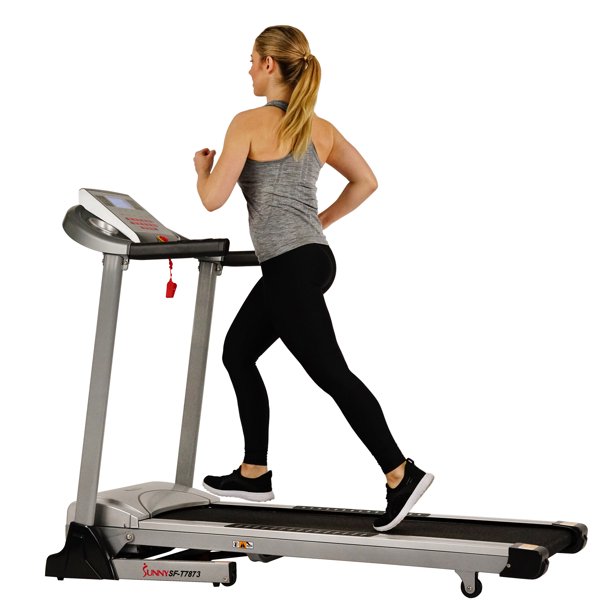 Sunny Health & Fitness Treadmill, High Weight Capacity with Auto