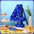 thumbnail image 3 of Piñata Número 4 Simgoing Azul con Anillos Dorados 40x28x7 cm, 3 of 6