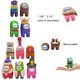 thumbnail image 1 of 10 piezas de minifiguras de dibujos animados para juegos, juguetes de colección, adornos de muñecas extraíbles, cumpleaños para niños, adultos, fanáticos de los juegos, 1 of 7