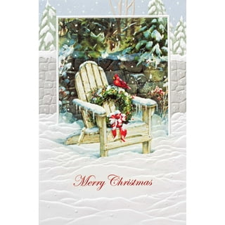 Pumpernickel Press Embossed Christmas Greeting Cards Boxed Set – Beach  House Welcome, 10 Count 
