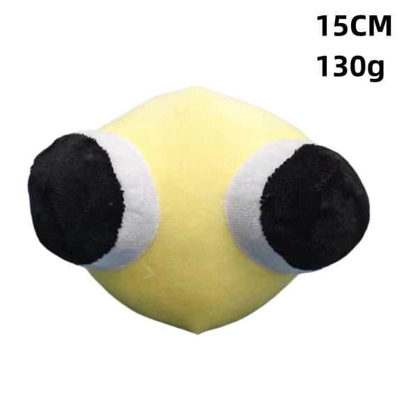 Rainbow Friends Yellow Eye Pillow Plush Toy, 5.9" Soft Stuffed Cushion Inspired by the Popular Roblox Horror Game