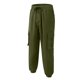 thumbnail image 5 of Pantalones largos para hombre, moda informal, cómodos, sólidos, con bolsillos, cintura con cordón, ribete regular, pantalones de poliéster para hombre, 5 of 5