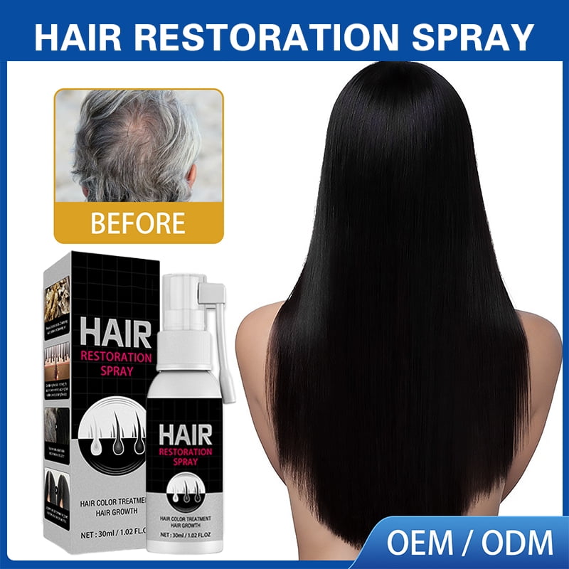 30Ml Hair Restoration Spray White Hair Repair Spray Herbal Hair Nourishing Care Supplies For All Hair Types 30Ml Hair Restoration Spray White Hair Repair Spray Herbal Hair Nourishing Care Supplies For All Hair Types