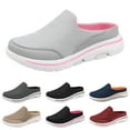 thumbnail image 5 of Mules for Women Men Shoes Slip on Sneakers Knit Flats Lightweight Breathable Comfortable Walking Shoes, 5 of 9