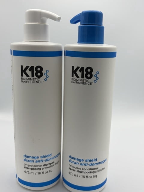 K18 DAMAGE SHIELD pH Protective Shampoo 8.5 oz & Conditioner 8.5