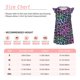 thumbnail image 3 of Fotbe Rainbow Animal Skin Vestido de Dormir para Niñas de 3 a 10 Años, Mangas Cortas, Estilo Princesa, Pijama Camisón con Mangas Voladas-XX-Large, 3 of 6