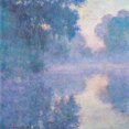 thumbnail image 2 of Monet, Claude 15x15 White Modern Wood Framed Museum Art Print Titled - Seine near Giverny 1897, 2 of 4
