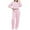 Pink, variant on Wdfiry Tracksuit for Women Solid Color Sweatsuit Casual 2 Piece Sweatshirts Sweatpants Jogger Set Outfits