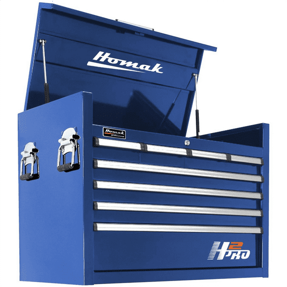 Homak Manufacturing H2PRO Series 36-Inch 8-Drawer Top Chest, Blue