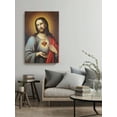 thumbnail image 2 of Awkward Styles Jesus Wall Art Jesus Wall Decor Jesus Canvas Wall Art Christian Wall Art Church Wall Art Religion Canvas Jesus Heart Decor Wall Christ Art Canvas Religious Wall Art, 2 of 7