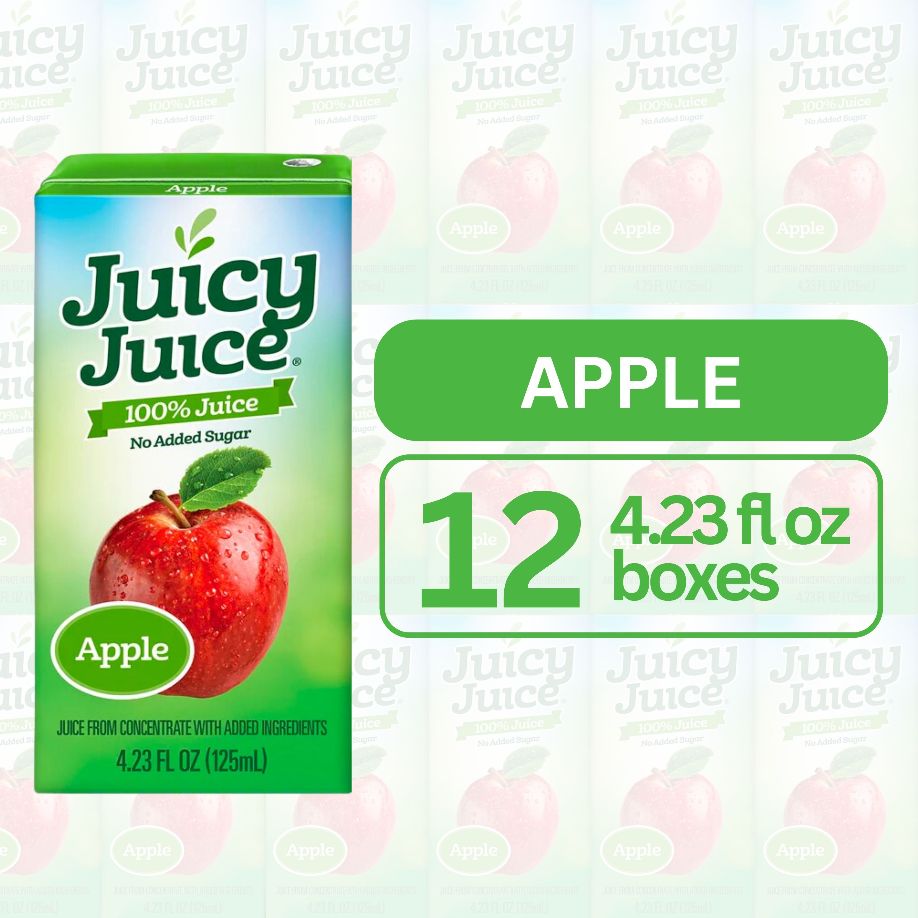 Juicy Juice Apple Juice Boxes, 4.23 oz (3 Boxes, 4ct. Packs)