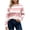 Pink, variant on Lenpel Womens Striped Shirts Fall Long Sleeve Crew Neck Trendy Pullover Tops Comfy Soft Loose Fit Color Block Basic Blouses