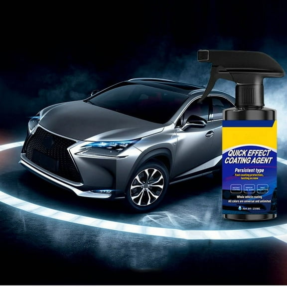Quick Effect Coating Agent for Car, Car Coating Spray, Quick Effect Coating Agent Auto Coating Agent Spray Hand Paint Car Paint On The Drive Water Crystal Plating Fast Coating Agent