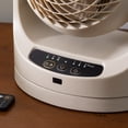thumbnail image 4 of IRIS WOOZOO Oscillating Fan, Vortex Fan, Remote Equipped 3-in-1 Fan w/ Timer/ Multi Oscillation/ Air Circulator/ 3 Speed Settings, 46ft Max Air Distance, Medium, Latte, 4 of 8