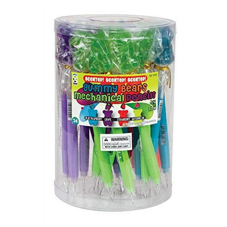 Raymond Geddes Gummy Bear Scented Assortment Mechanical Pencil (Pack of 24)  