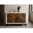 thumbnail image 3 of Bayside 2-Door Sideboard with Solid Wood Frame Multi-Color 2-Tone Finish, 3 of 6