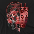 thumbnail image 2 of Power Rangers T-Shirt Red Ranger Unisex Graphic Tee For Men & Women Black&nbsp;, 2 of 7