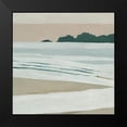 thumbnail image 2 of Scarvey, Emma 12x12 Black Modern Framed Museum Art Print Titled - Coastal Lines I, 2 of 5