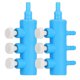 thumbnail image 1 of 2 piezas de divisor de aire para pecera, distribuidor de tubería de aire, adaptador de bomba de oxígeno para acuario, accesorio de 3 vías, 1 of 10