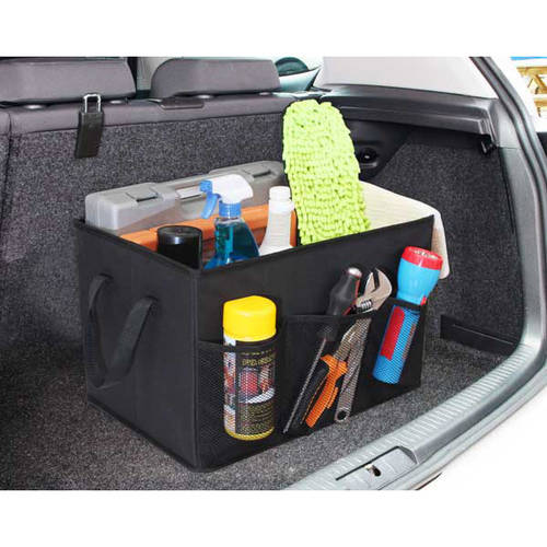 Home Basics Foldable Trunk Organizer with Pockets