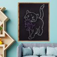 thumbnail image 3 of Cuadros Decorativos 5D DIY fluorescente diamante pintura lindo gato cruz puntada bordado mosaico JShteea Nuevos Originales, 3 of 6