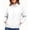 White, variant on HOMBOM Rain Jacket for Women Lightweight Waterproof Running Bomber Drawstring Zip Up Casual Adults Raincoat Camping