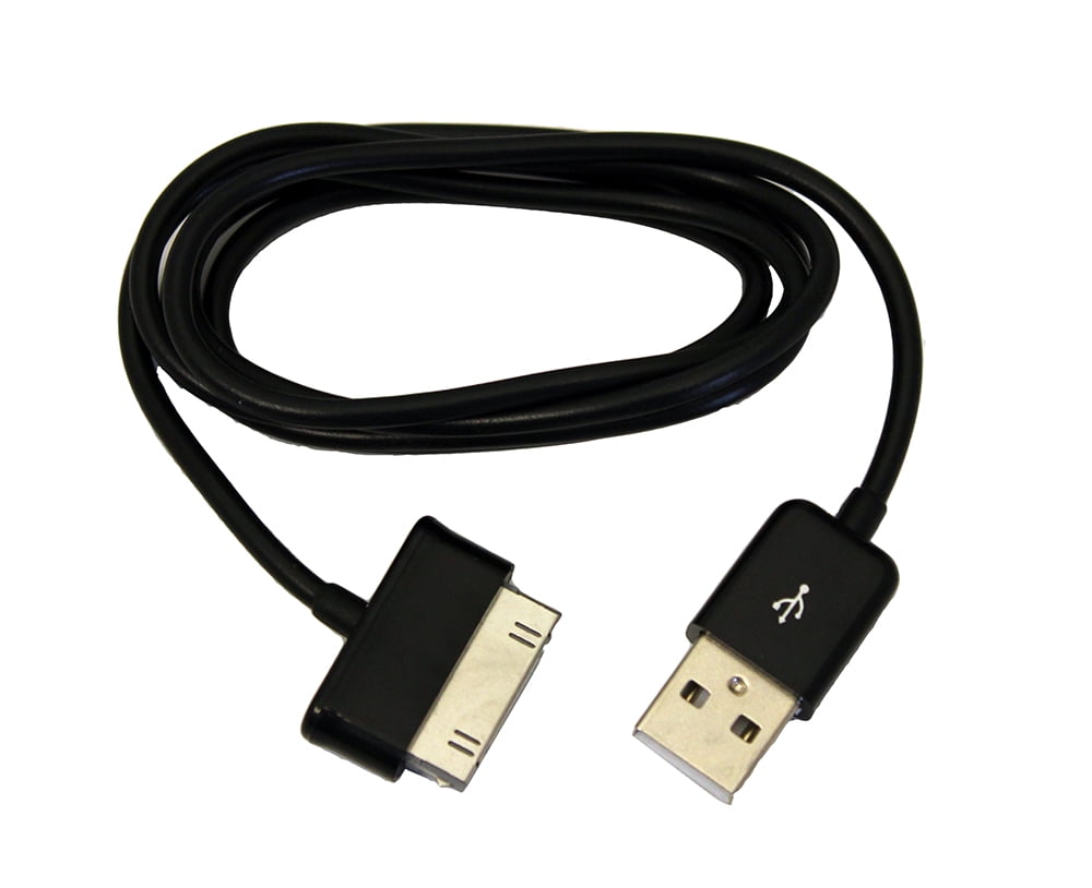 Suitable for HighQ Learning Tab Jr 7 DURAGADGET Silver Nylon Braided 3M Micro USB Data Sync Cable 