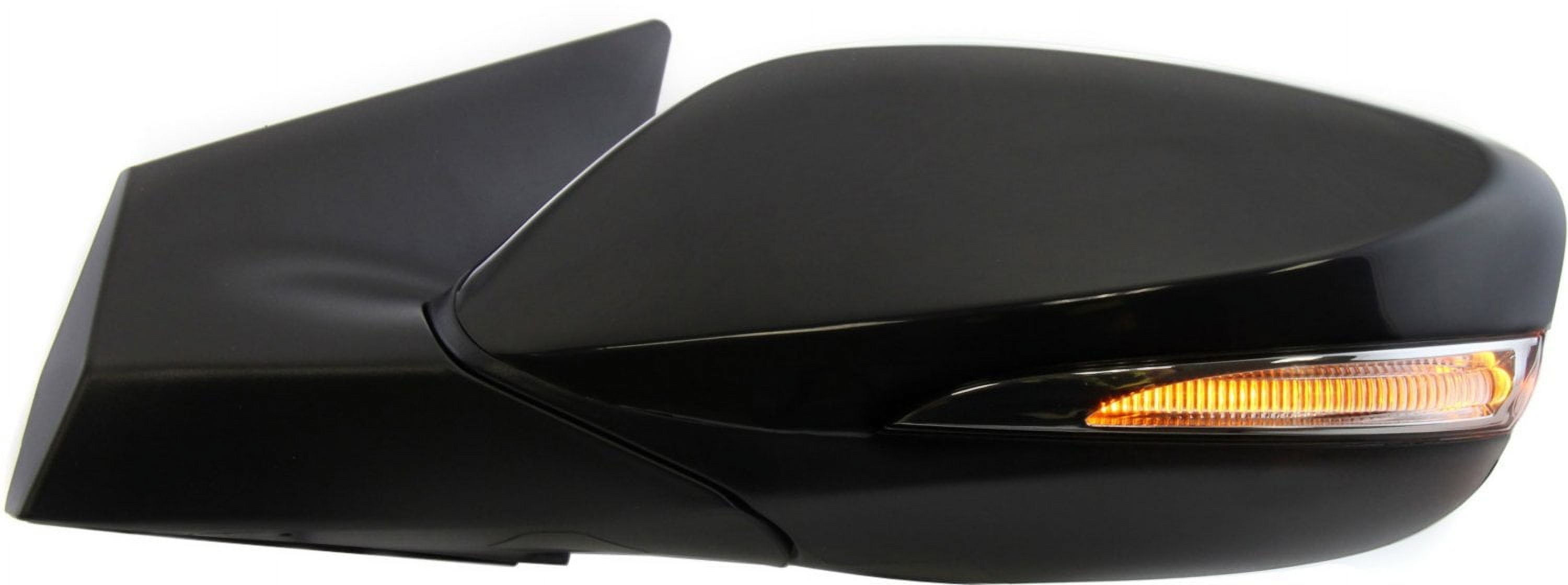 Mirror Compatible With 2011-2013 Hyundai Elantra Left Driver Side Heated In-housing Signal Light Paintable Kool-Vue