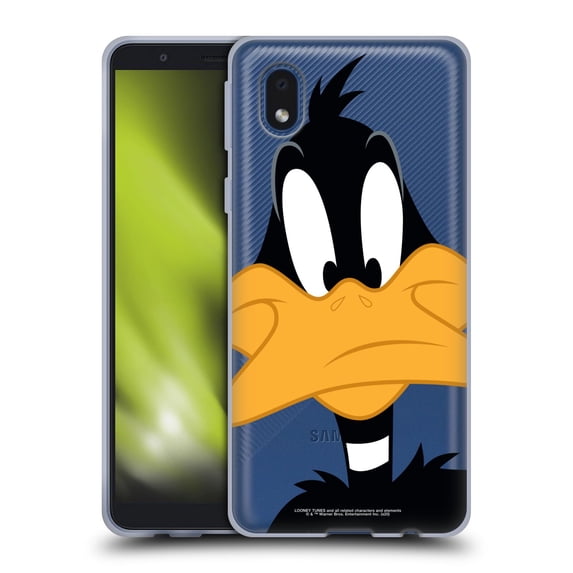 Head Case Designs Officially Licensed Looney Tunes Personajes Daffy Duck Soft Gel Case Compatible with Samsung Galaxy A01 Core (2020)