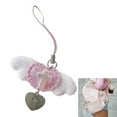 thumbnail image 2 of CIYISON Sweet Wing Heart Cross Pendants Phone Charm Straps Lanyard Purse Accessory, 2 of 13