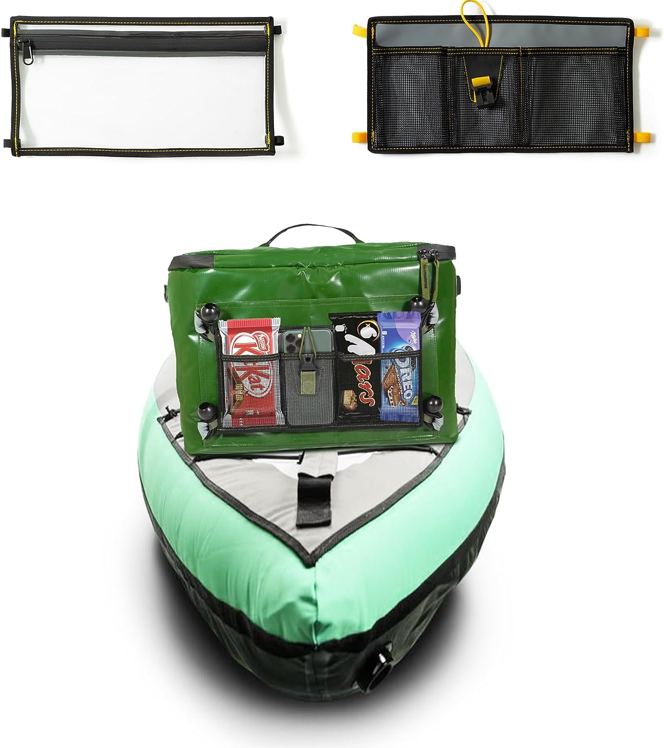 VORVIL Kayak Cooler Behind Seat with Waterproof Storage Bag
