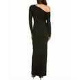 thumbnail image 2 of Carla Ruiz womens  Ruched Maxi Dress, 10, Black, 2 of 3