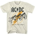 thumbnail image 1 of AC/DC Flashy Cannons Natural Adult T-Shirt, 1 of 2