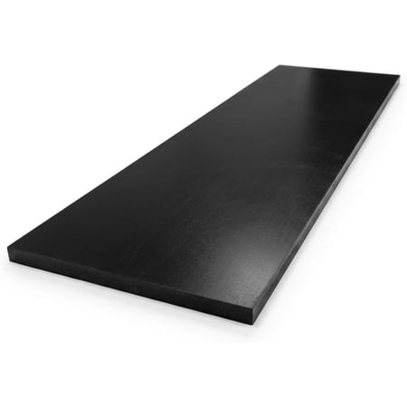Expanded PVC Sheet – Lightweight Rigid Foam – 6mm (1/4 Inch) – 24 x 48 Inches – Black – Ideal for Signage, Displays, and Digital/Screen Printing by Ring Binder Depot