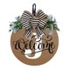 thumbnail image 1 of Placa Colgante Personalizada para Puerta de Entrada | Decoración de Temporada de 30 X 30 Cm con Cinta | Elija Entre 26 Letras para Un Letrero de Bienvenida Personalizado, 1 of 1