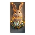 thumbnail image 2 of Door Covers Decorative Door Decor Easter Egg Decor For Front Door Easter Signs For Home Decor Easter Wall Decorations Indoor, 70.87x35.43in, 2 of 7