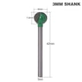 thumbnail image 1 of 1PC Polishing Head Spherical Wood Carving Bits For Carving, Engraving, Forming, And Drilling, 1 of 1