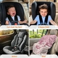 thumbnail image 5 of KUIFORTI Baby Car Seat Sun Shade Cover, Pink Axolotl Car Seat Cover with Elastic Bottom, Block Sunlight UV Ray Keeps Baby Seat at A Cool Temperature, 40" x 25" Baby Travel Accessories, 5 of 7