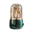 thumbnail image 6 of SOONHUA Makeup Brush Holder Organizer with Lid, 360 Degree Rotation, 7 Compartments, and Anti-slip Base - Makeup Brush Organizer with Cover for Vanity Countertop  (Dark Gree）, 6 of 6
