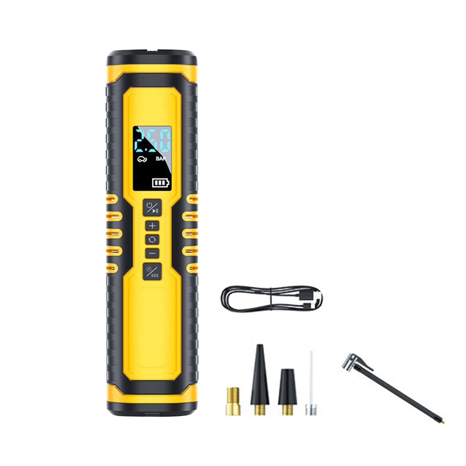 Wireless Car Mounted Pump, Portable Pump for Automobiles, Electric Tire