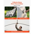 thumbnail image 2 of VEVOR Camping Tent, 4 Person Pop Up Instant Cabin Tent with Large Mesh Windows, 60 Seconds Easy Setup, Portable Cabin Hub Tents with Carry Bag for Family Outdoor Camping & Hiking,Upgraded Ventilation, 2 of 9