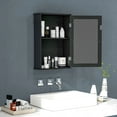 thumbnail image 2 of kleankin Bathroom Mirror Cabinet, Wall Mounted Medicine Cabinet w/ Shelves, 2 of 9