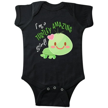

Inktastic I m a Turtle-ly Amazing Girl- cute turtle Gift Baby Girl Bodysuit