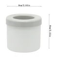 thumbnail image 2 of Qaailabf Round Ice Tray Cylinder Ice Cube Maker Easy Demould Food Grade Non-Stick Silicone BPA-Free Freezer Storage Container for Baby Food Sauces Snacks Space Saving Compact Design Perfect Round, 2 of 8