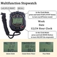 thumbnail image 4 of Stopwatch R 3 Raw 10/30/100 Lap Split Memory With Digital Lar Screen For Stopwatches Sports Game R Count Up Down Re, 4 of 5