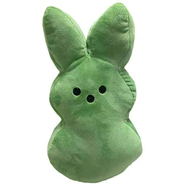 Cute Peep Bunny Plush Stuffed Animal Toy Easter Decoration for Children  Gifts,Green 