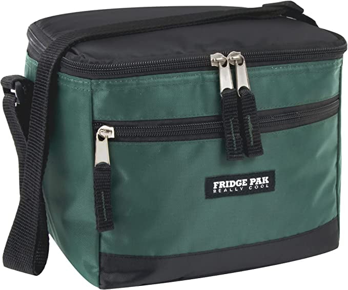 Fridge Pak 12 Can Large Capacity Unisex Cooler Insulated Lunch