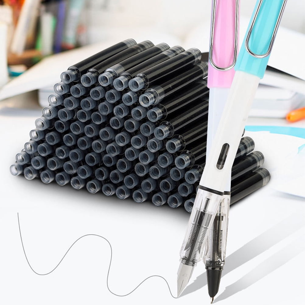 Raindrops 300 Pcs Simple Stationery Fountain Pens Refills Useful Pens Ink Supplements