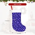 thumbnail image 4 of Salouo Beautiful Purple Snowflakes Print Christmas Stockings,Large Xmas Stocking Set of 1 Holiday and Farmhouse Stocking for Christmas Holiday Party Decoration(17.7*11 Inch), 4 of 7
