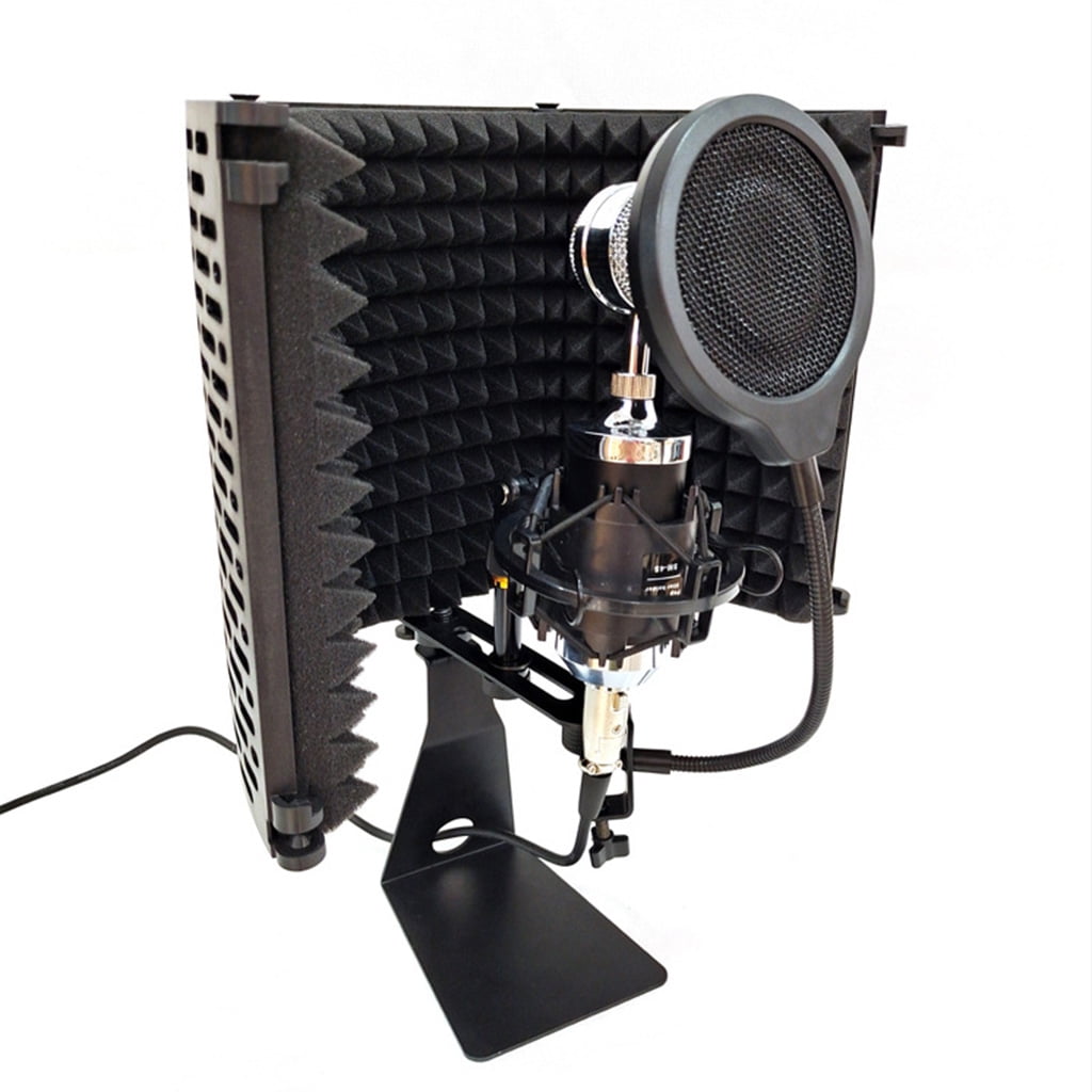 Iron for Triangle Metal Microphone Stand, Microphone Desktop Shock Mount, Directional Universal Accessories